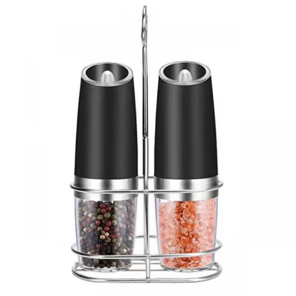 Electric Gravity Salt And Pepper Grinder Set Spice - Image 5