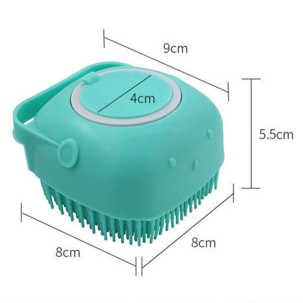 Soap Dispenser Pet Bathing Cleaning Massage Brush - Image 2