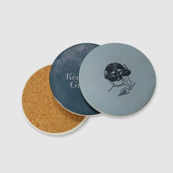 Personalized Round Ceramic Coaster Square Ceramic Coaster - Image 2