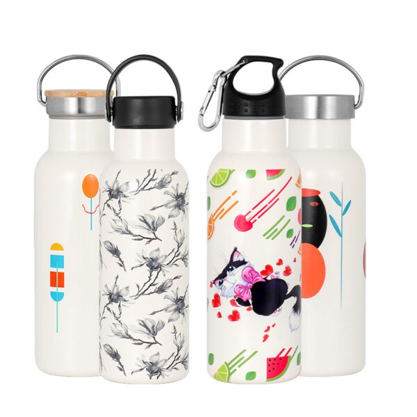 Portable Sports Bottle Large Capacity Stainless Steel Portable Vacuum Cup - Image 2