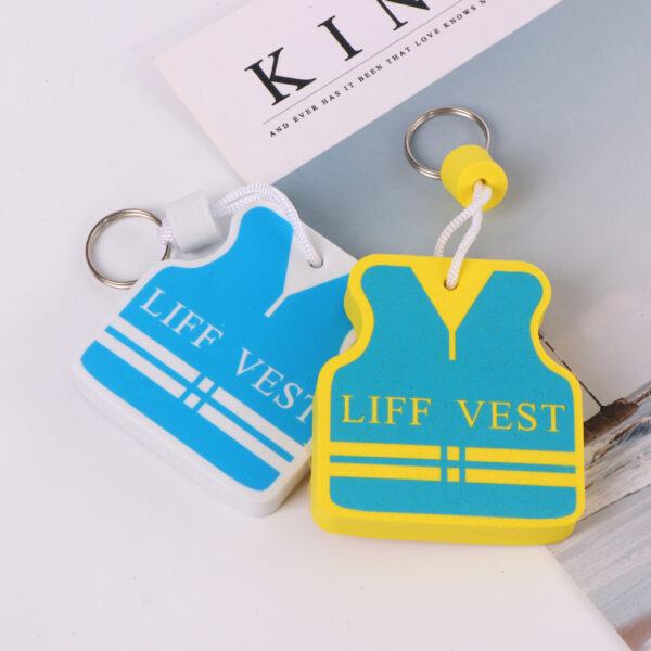 EVA Foam Key Chain PU Profile Floating Foam Key Chain - Image 2