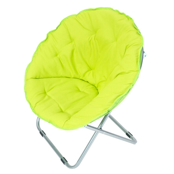 Folding Round Chair Home Outdoor Portable Chair Office Leisure Chair - Image 4