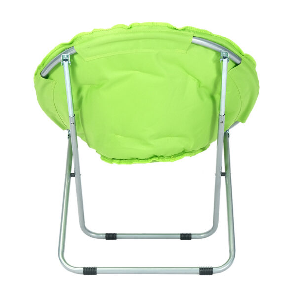 Folding Round Chair Home Outdoor Portable Chair Office Leisure Chair - Image 5