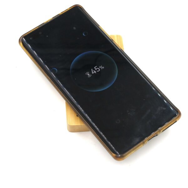 Bamboo Wireless Charging Mobile Power 5000 Mah - Image 5