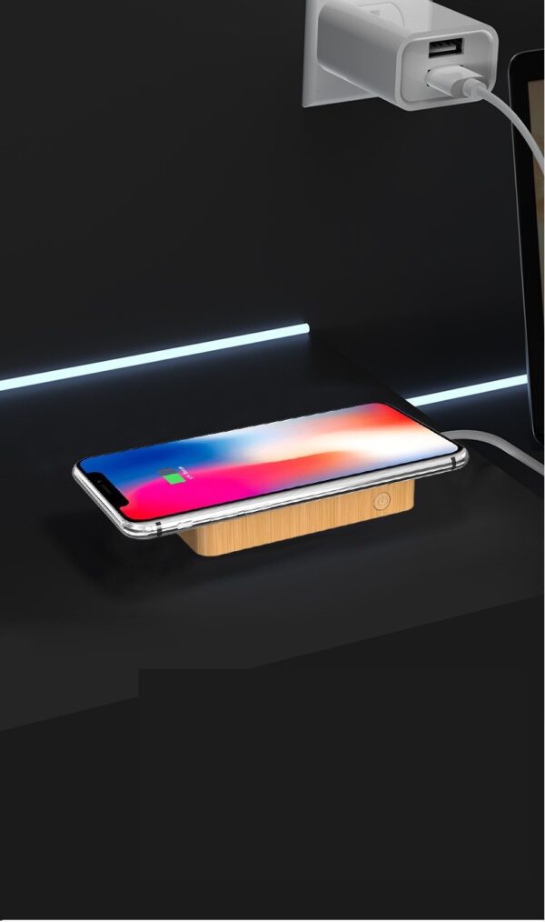 Bamboo Wireless Charging Mobile Power 5000 Mah - Image 10