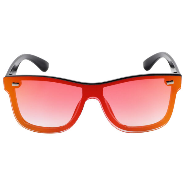 Trendy One-Piece Reflective Sunglasses - Unisex - Image 4