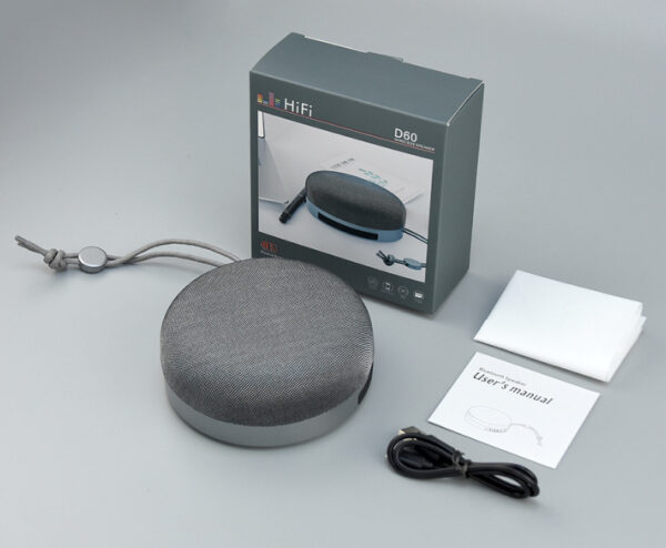 Mini Fabric Bluetooth Speaker USB Charging - Image 4
