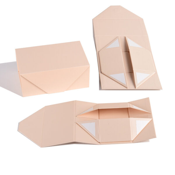 Custom Magnetic Foldable Gift Box with Ribbon - Image 2
