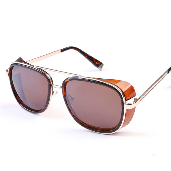 Retro Twin-Beam Windshield Sunglasses for Men & Women - Image 3