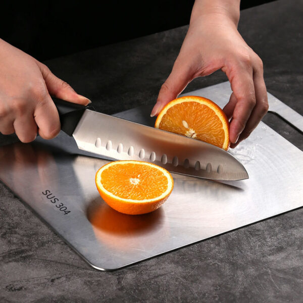 Custom 304 Stainless Steel Cutting Board & Plate - Image 4