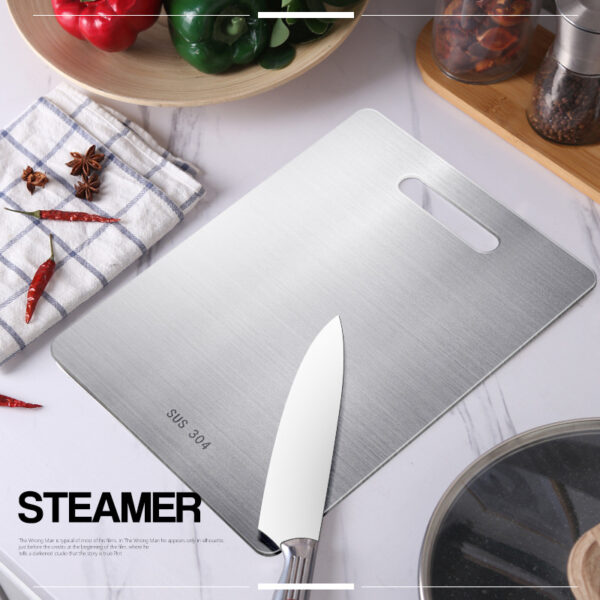 Custom 304 Stainless Steel Cutting Board & Plate - Image 5