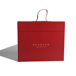 Custom Magnetic Foldable Gift Box with Ribbon