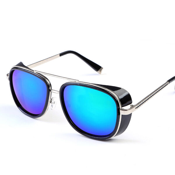 Retro Twin-Beam Windshield Sunglasses for Men & Women - Image 5