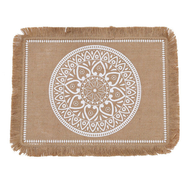 Bohemian Nordic Cotton Linen Coaster Placemats - Image 6