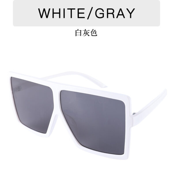 Large Frame Square Sunglasses - Unisex Fashion Trend - Image 2