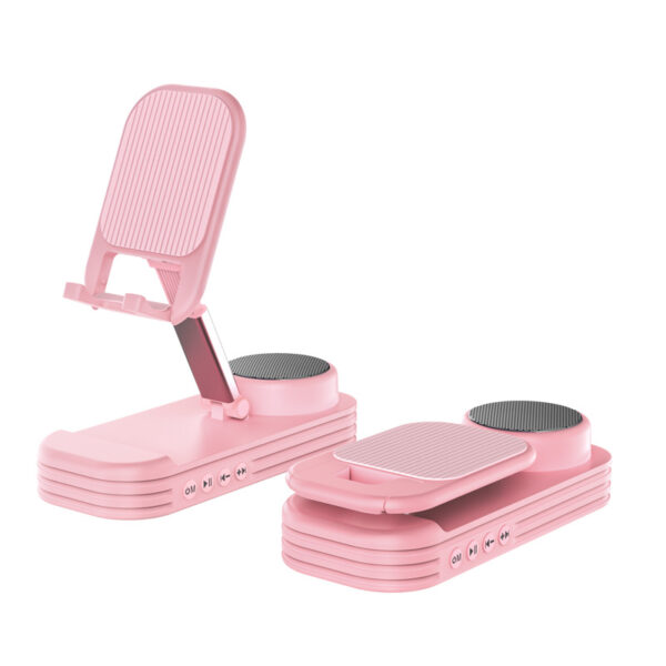 Bluetooth Speaker Desktop Folding Phone Stand - Image 3
