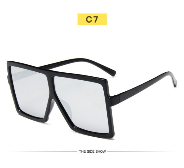 Large Frame Square Sunglasses - Unisex Fashion Trend - Image 3