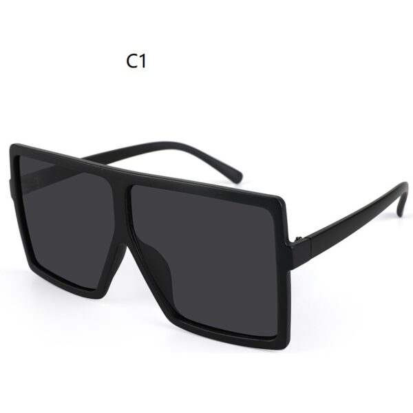 Large Frame Square Sunglasses - Unisex Fashion Trend - Image 5