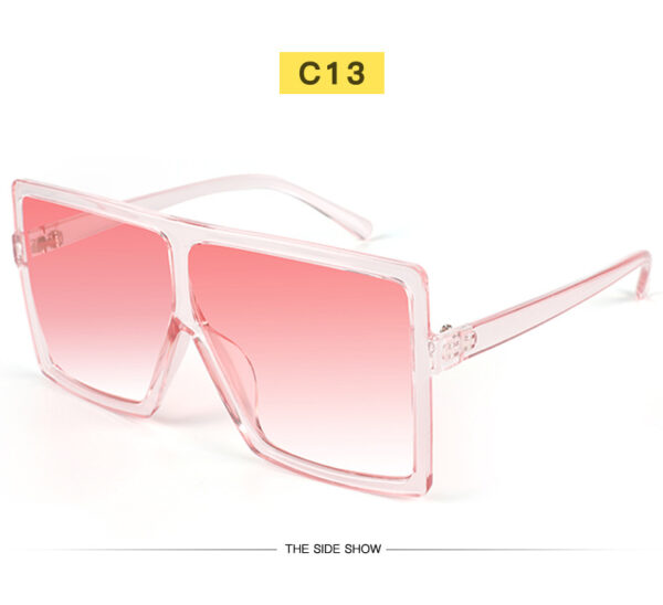 Large Frame Square Sunglasses - Unisex Fashion Trend - Image 7