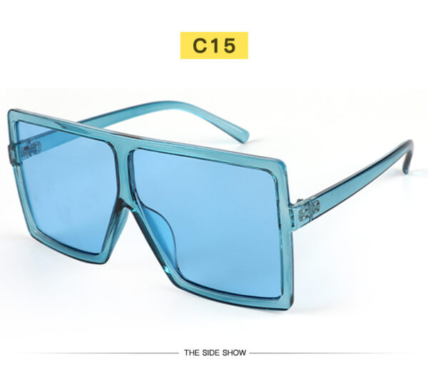 Large Frame Square Sunglasses - Unisex Fashion Trend - Image 9