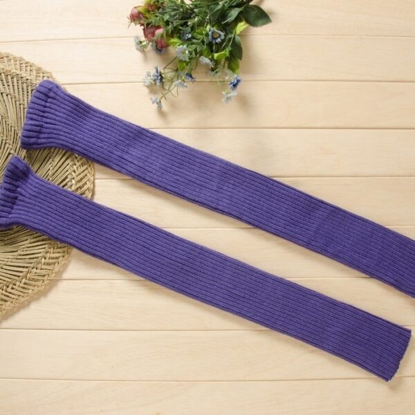 Thick Over-the-Knee Wool Leg Warmers & Yoga Socks - Image 6