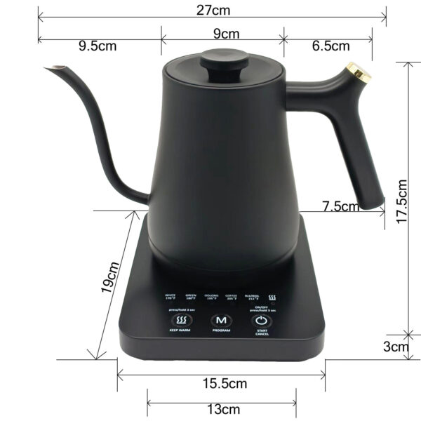 Electric Kettle Goose Neck Kettle Hand Coffee Kettle - Image 5