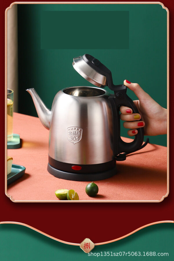 304 Stainless Steel Long Nozzle Electric Kettle - Image 4