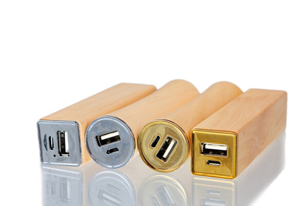 Wooden Mobile Supply 2600 Mah Power Bank - Image 4