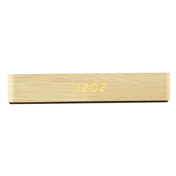 Multi-Function Digital Clock Wireless Charger Wooden Alarm Clock - Image 6