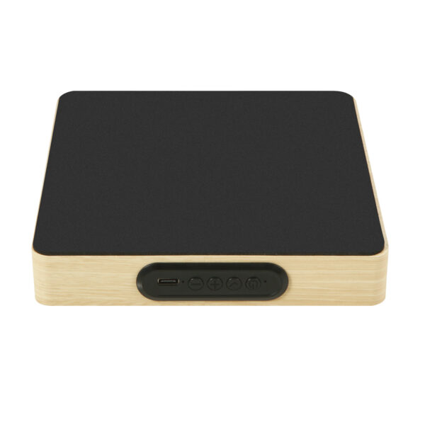 Multi-Function Digital Clock Wireless Charger Wooden Alarm Clock - Image 8