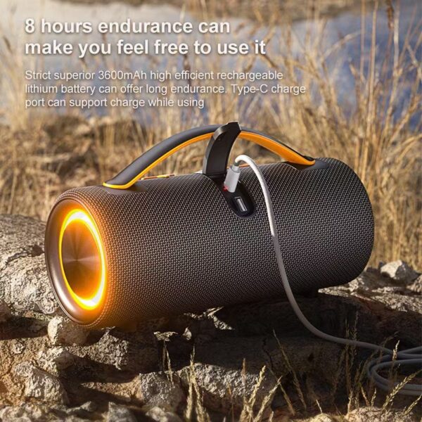 30W Mini Speaker | Rechargeable, Portable, RGB LED - Image 4