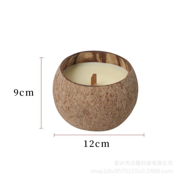 Coconut Shell Scented Candle: Creative Aromatherapy - Image 3