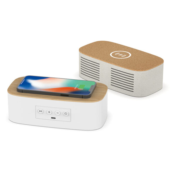Wood Grain Wireless Charging Bluetooth Speaker Outdoor