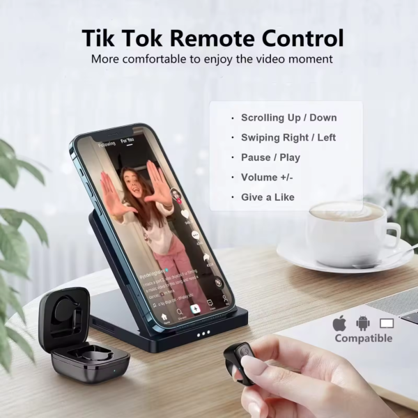 Bluetooth Ring Remote for Selfies & Videos - Image 5