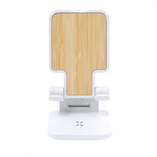 15W Fast Wireless Bamboo Charger & Phone Stand | 2-in-1 - Image 2