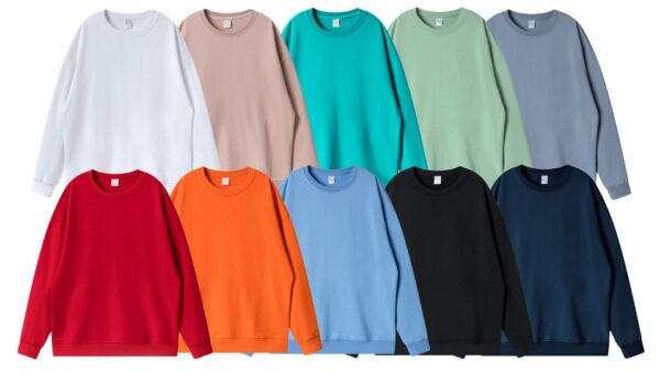 Spring & Fall Loose Cotton Sweatshirt, Casual Crewneck DIY - Image 6