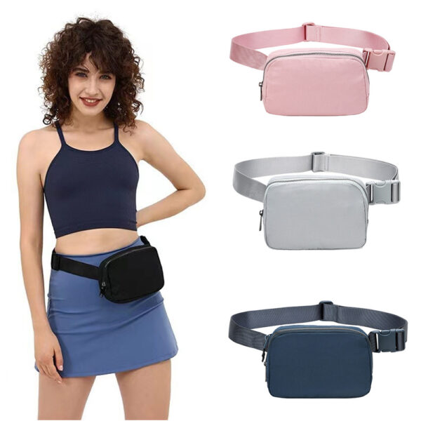 Waterproof Nylon Fanny Pack with Custom Logo - Image 2