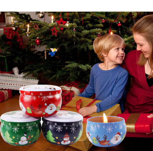 Soy Wax Scented Candle Gift Set | 4-Pack for Christmas - Image 7