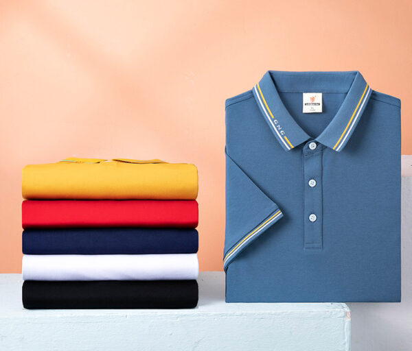 Custom High-End Silk Finish Polo Shirts: Team Wear - Image 4