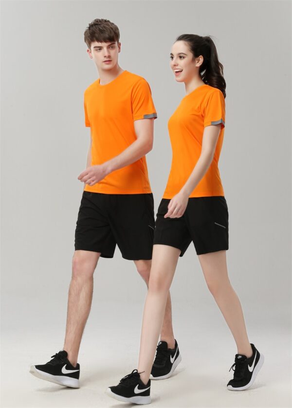 Custom Quick-Dry Grid Shirt: Reflective, Logo Print - Image 7