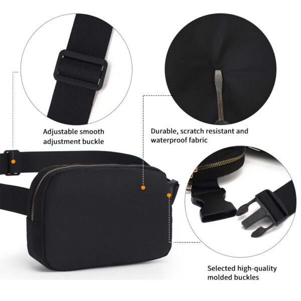 Waterproof Nylon Fanny Pack with Custom Logo - Image 6