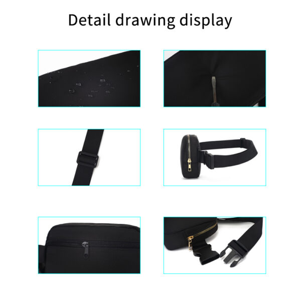 Waterproof Nylon Fanny Pack with Custom Logo - Image 7