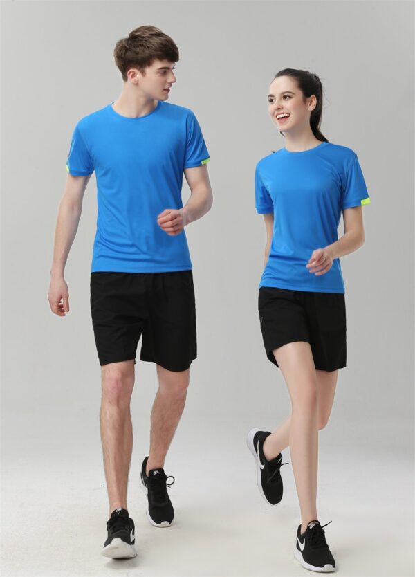 Custom Quick-Dry Grid Shirt: Reflective, Logo Print - Image 6