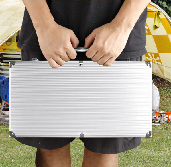 38-Piece Stainless Steel BBQ Grill Tool Set with Case - Image 5