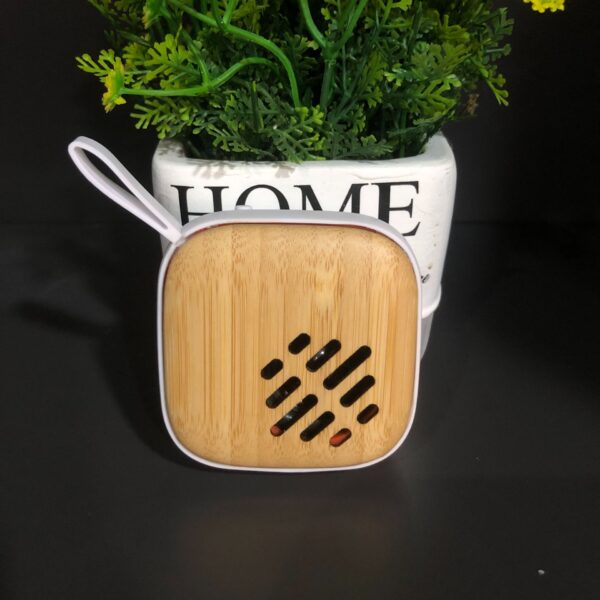 Creative Mini Bamboo Bluetooth Speaker - Portable - Image 4
