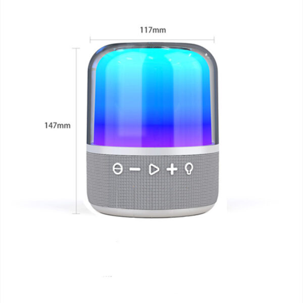 LED Bluetooth Speaker with Bass, Outdoor & Colorful Lights - Image 3