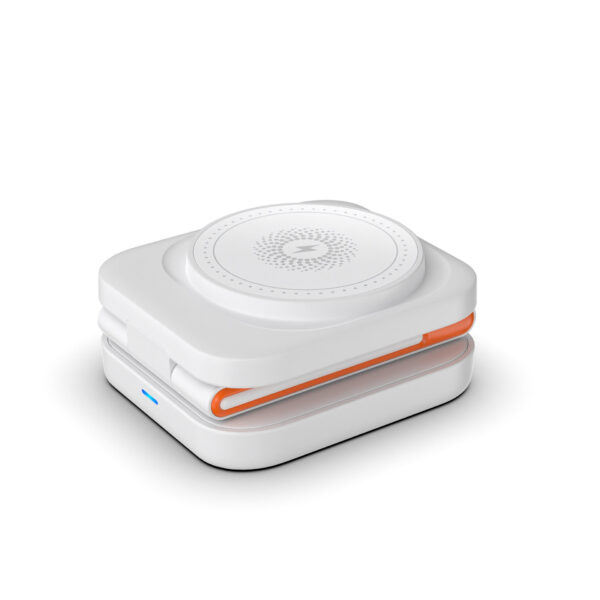 15W Foldable 3-in-1 MagSafe Wireless Charger Stand - Image 5