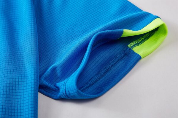 Custom Quick-Dry Grid Shirt: Reflective, Logo Print - Image 5