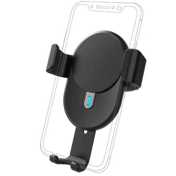 Car Wireless Charger Mount: Gravity, 10W-20W, Type-C
