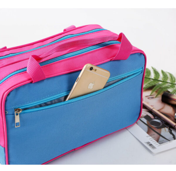 Colorblock Wet/Dry Swim Bag Travel Cosmetic Organizer - Image 5